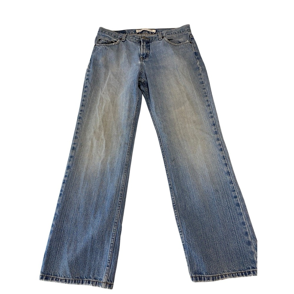 VTG Y2K Express Precision Fit Jeans Women 11/12 S Low Rise Bootcut 100% Cotton